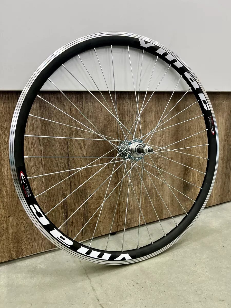 Колесо для велосипеда 27.5" MTB двойной обод заднее, V-brake, под трещотку