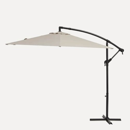 Изображение товара Зонт Polar, садовый, с подставкой, 2.9м, бежевый, алюминиевый каркас