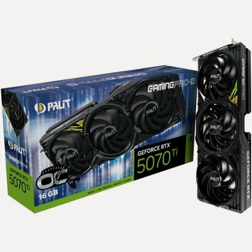 Изображение товара Видеокарта Palit GeForce RTX 5070 Ti GAMINGPRO-S OC 16G