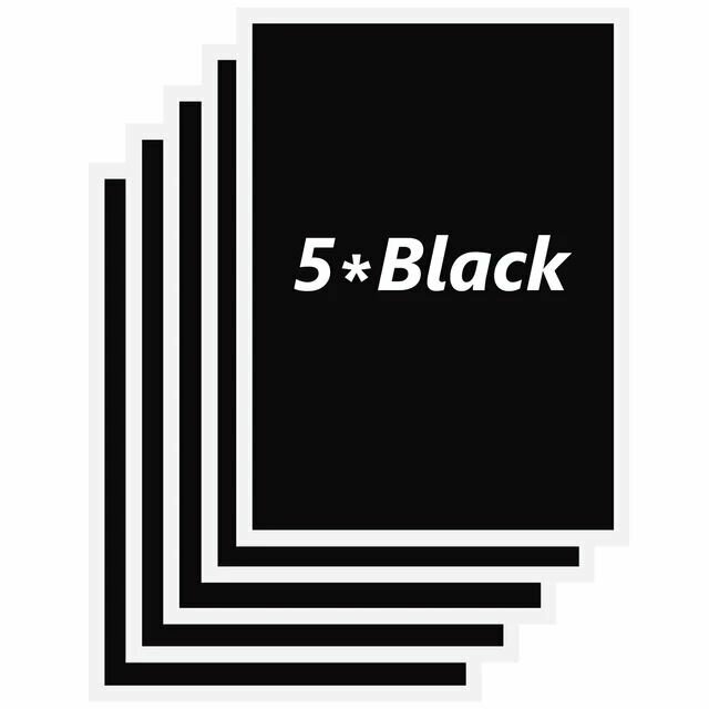 Маркировочная бумага для лазерной гравировки Black 5 шт. для 3д принтера