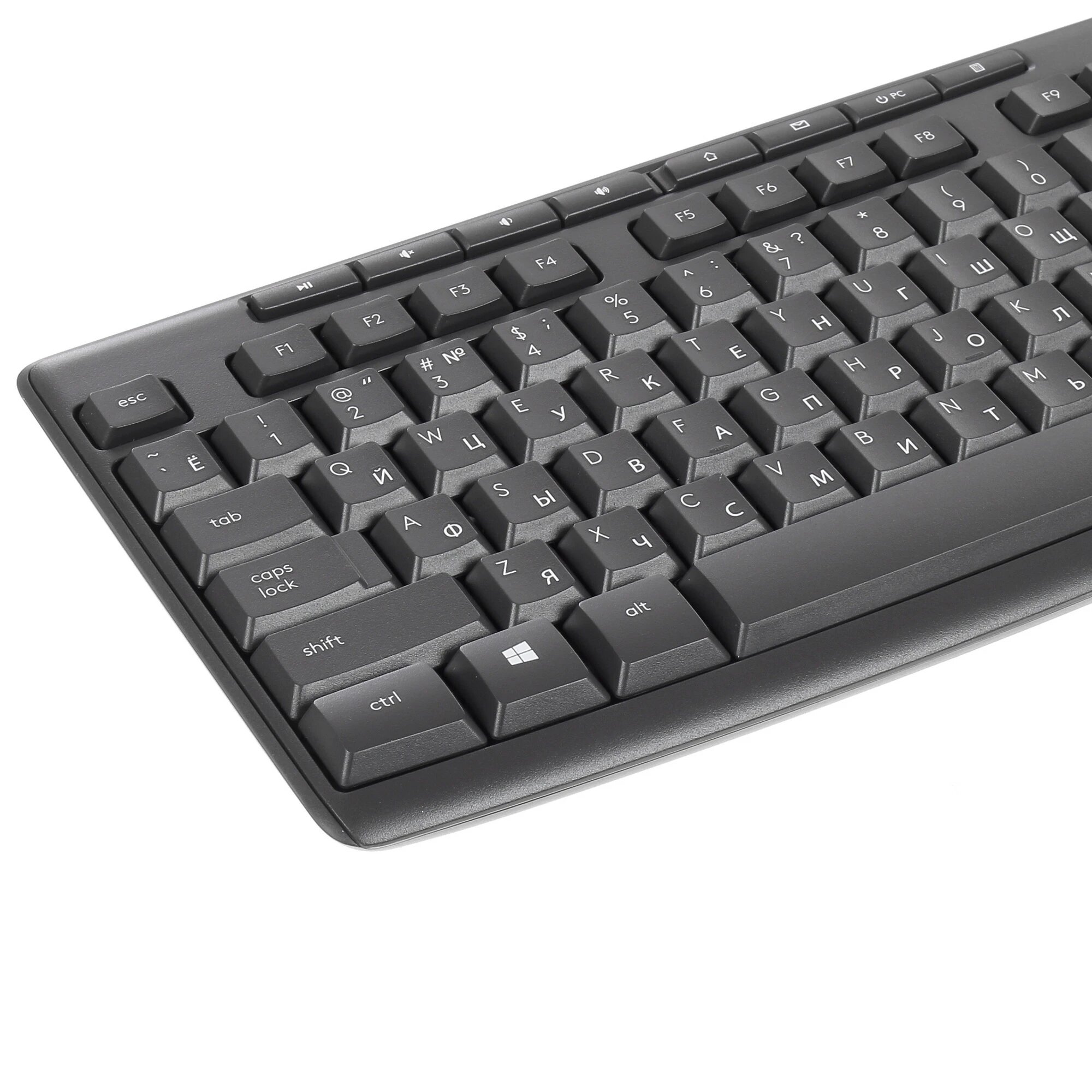 Клавиатура и мышь Logitech MK295/K, Бесшумные клавиши: Есть, Вес: 498 г, Высота: 1.8 см — фото 1