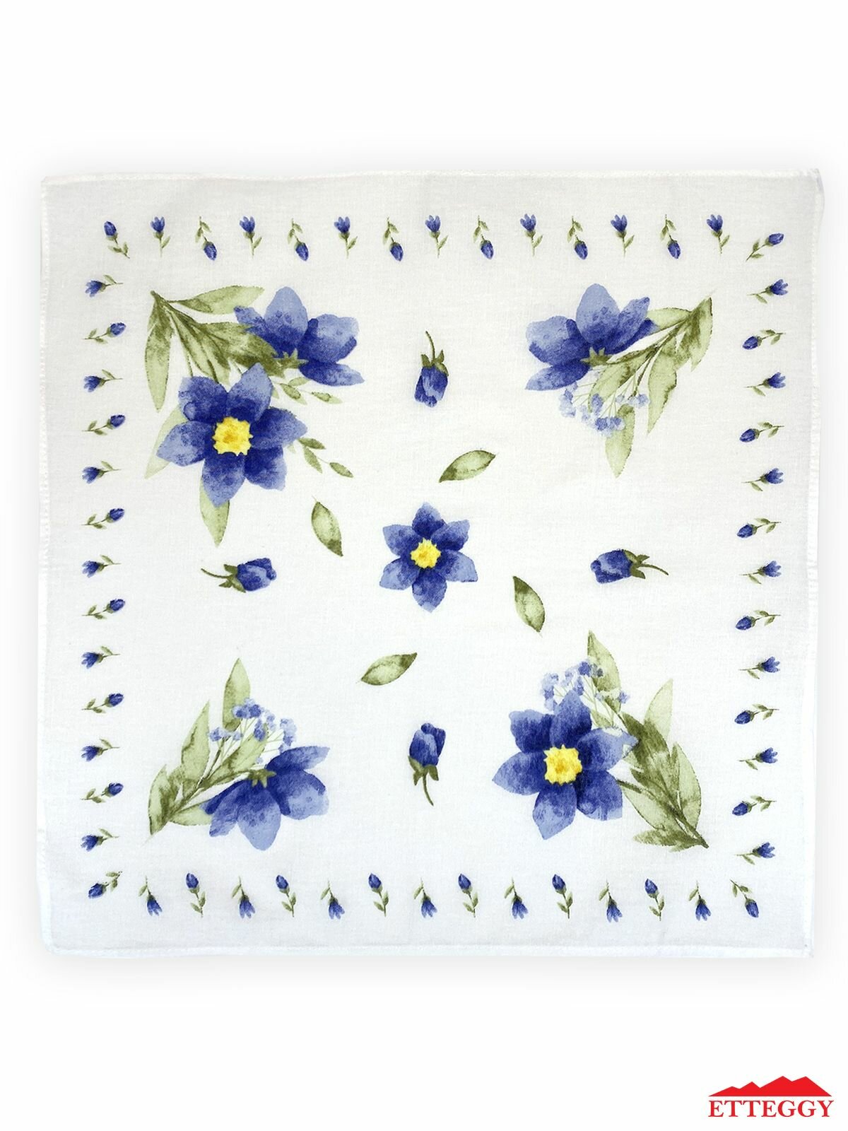 Носовой платок Etteggy, 6 шт., голубой — фото 1