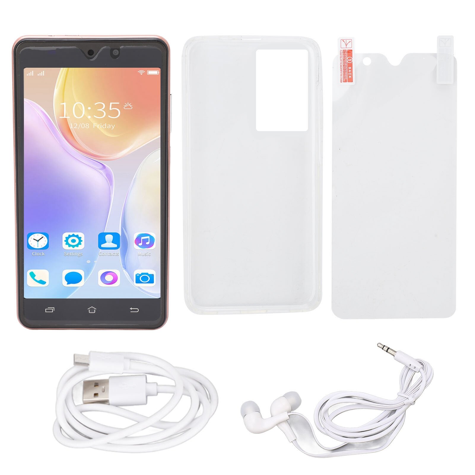 Y30S 5,5 -дюймовый HD Screen Smartphone 2 ГБ 32 ГБ мобильный телефон с передним и задним HD -камерой для Android 6