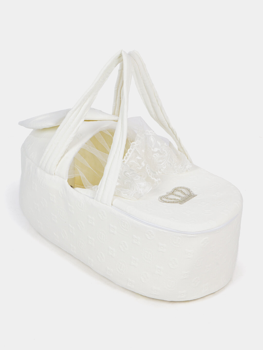 Козина для новорожденных, с матрасом, конверт, карманы, для мальчика, девочки — фото 1