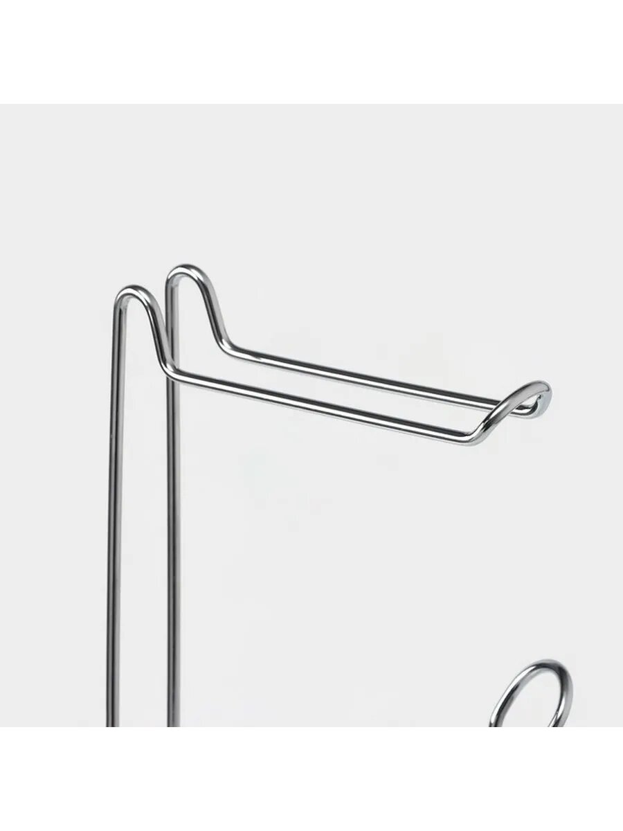 Стойка для туалетной бумаги металлическая