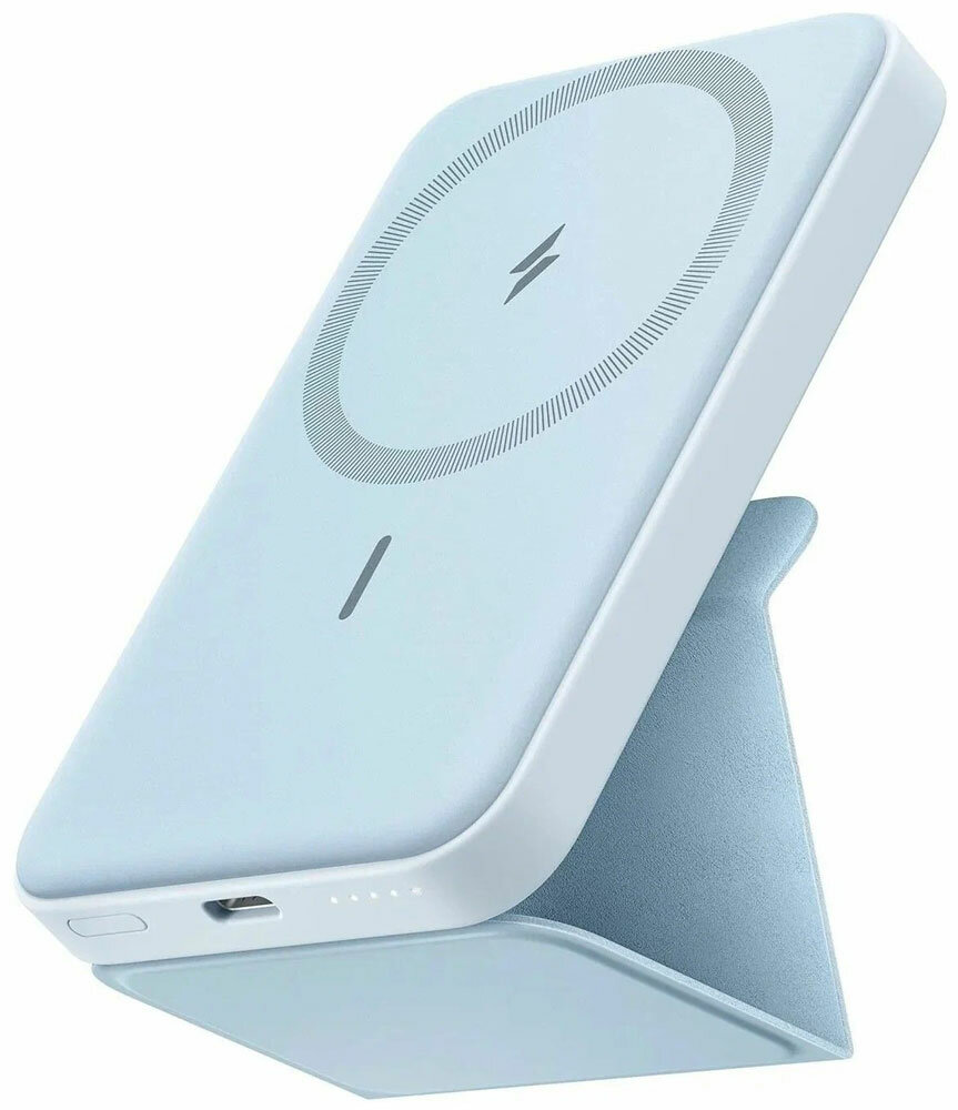 Внешний аккумулятор ANKER 622 PCore Mag-Go 5K A1611 голубой