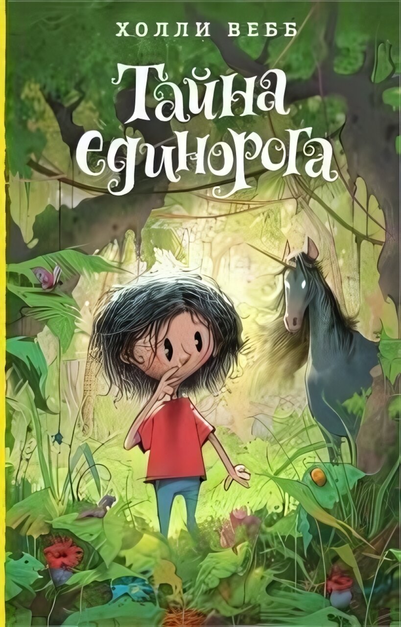 Книга детская "Тайна единорога", Холли Вебб, волшебная история о дружбе