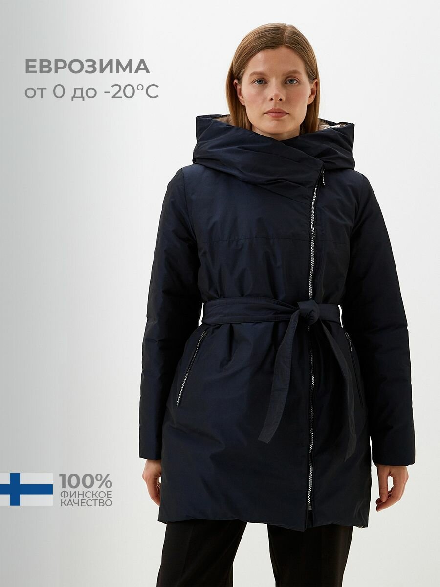 Куртка DIXI COAT Осень-зима 2023, размер 48, синий