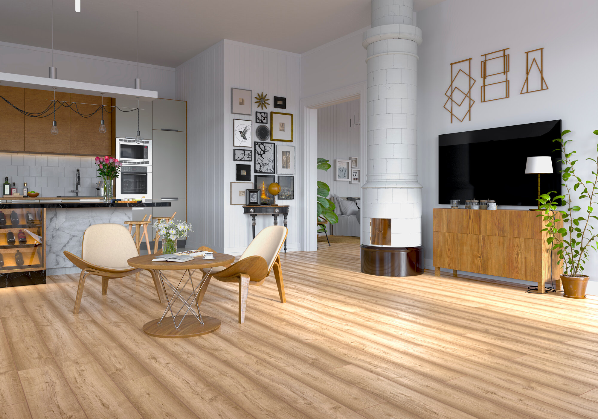 Ламинат SWISSKRONO HOME STANDARD Гарвуд 33 класс 12 мм 1,318 м²
