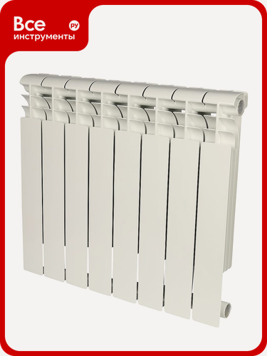 Изображение товара Алюминиевый радиатор ROMMER Profi 500 AL500-80-80-100 8 секций RAL9016 82484