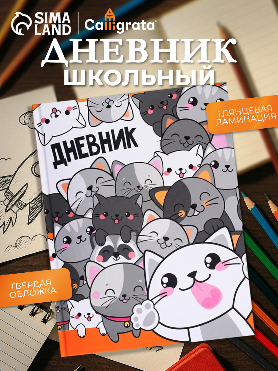 Дневник школьный для 1-11 классов Calligrata 