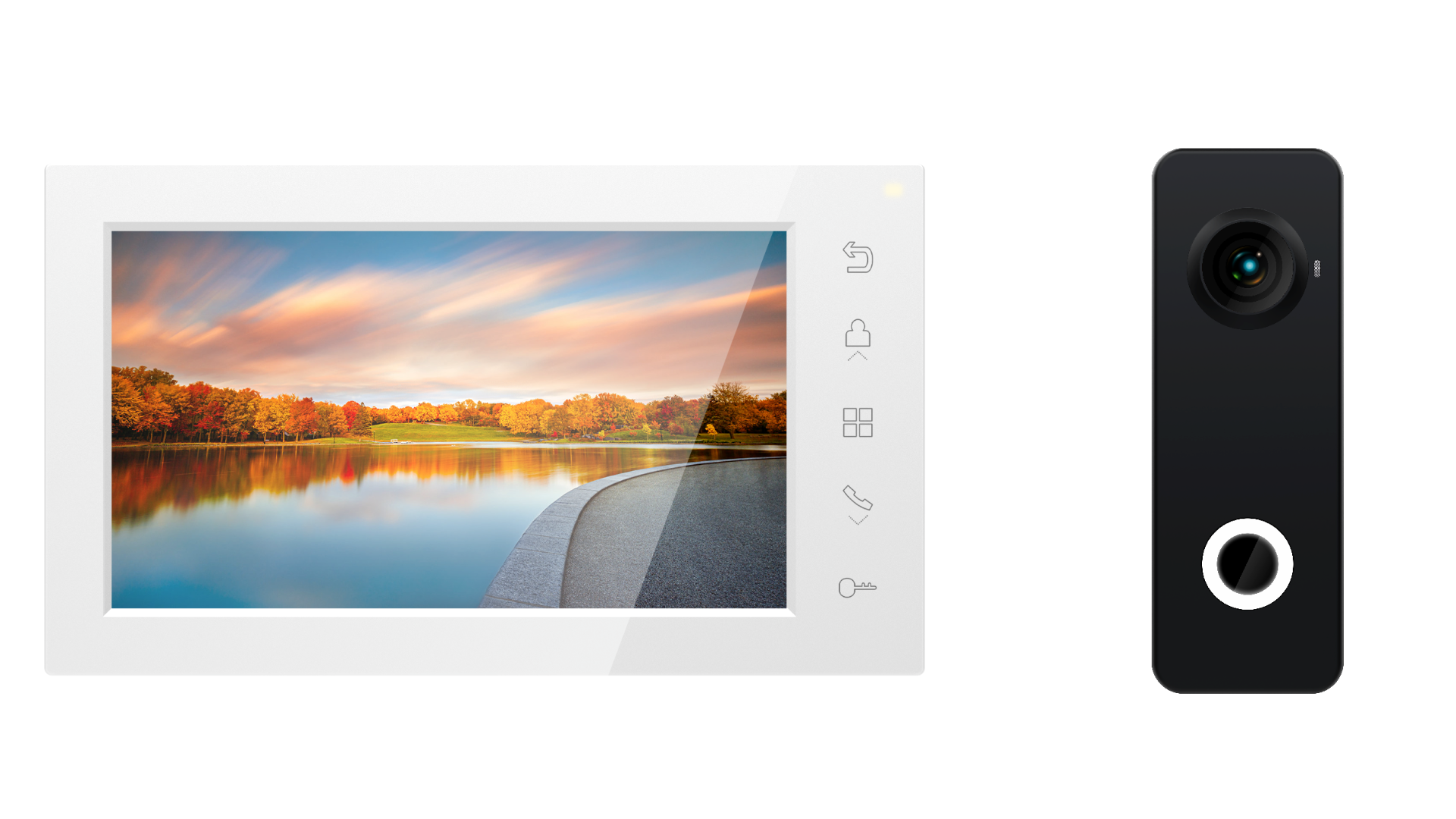 Комплект видеодомофона Tantos Amelie HD X kit монитор и вызывная панель
