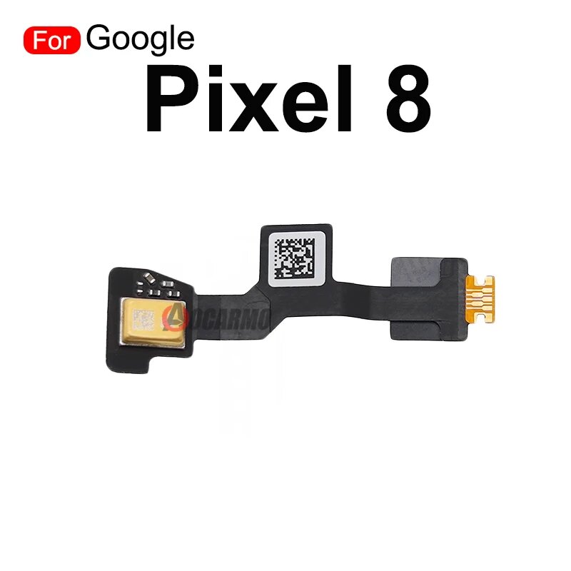 Для Google Pixel 8, датчик вспышки, маленькая плата с микрофоном и микрофоном с верхним шумоподавлением, гибкий кабель, запасные части, Pixel 8--Top Mic