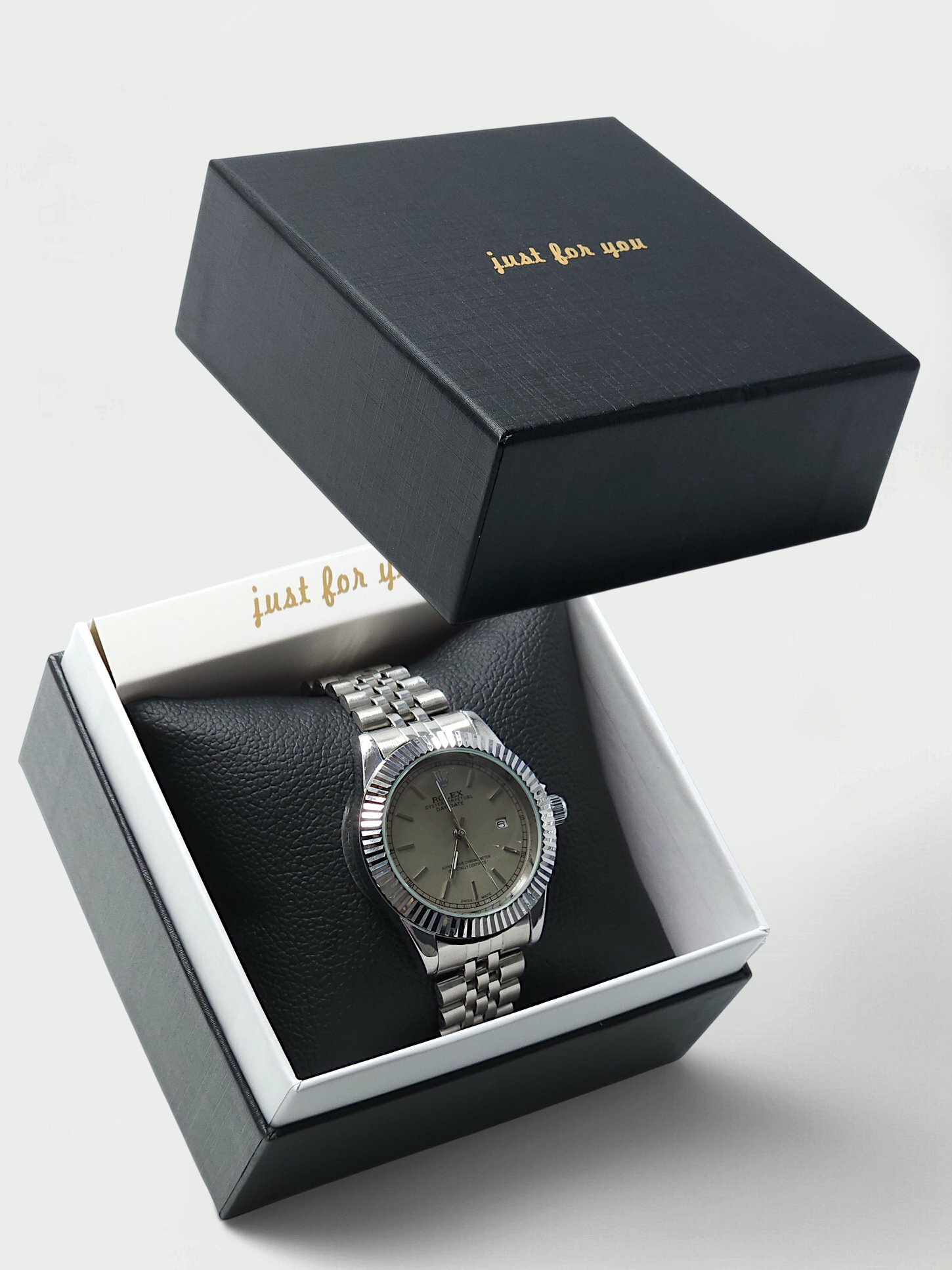 Наручные часы Rolex Classic, бежевый/белый