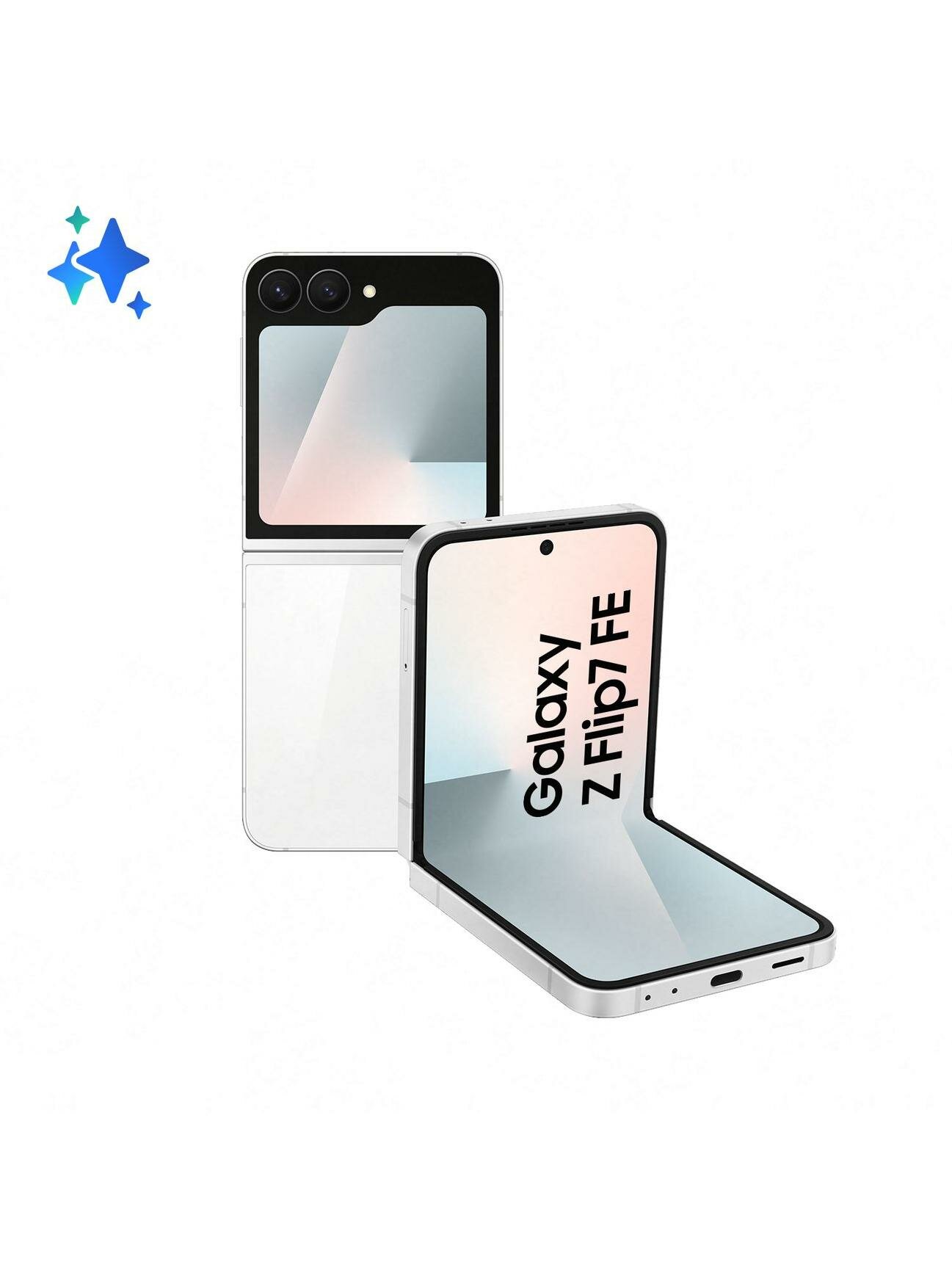Смартфон Samsung Galaxy Flip7 FE 5G 8/128GB, белый