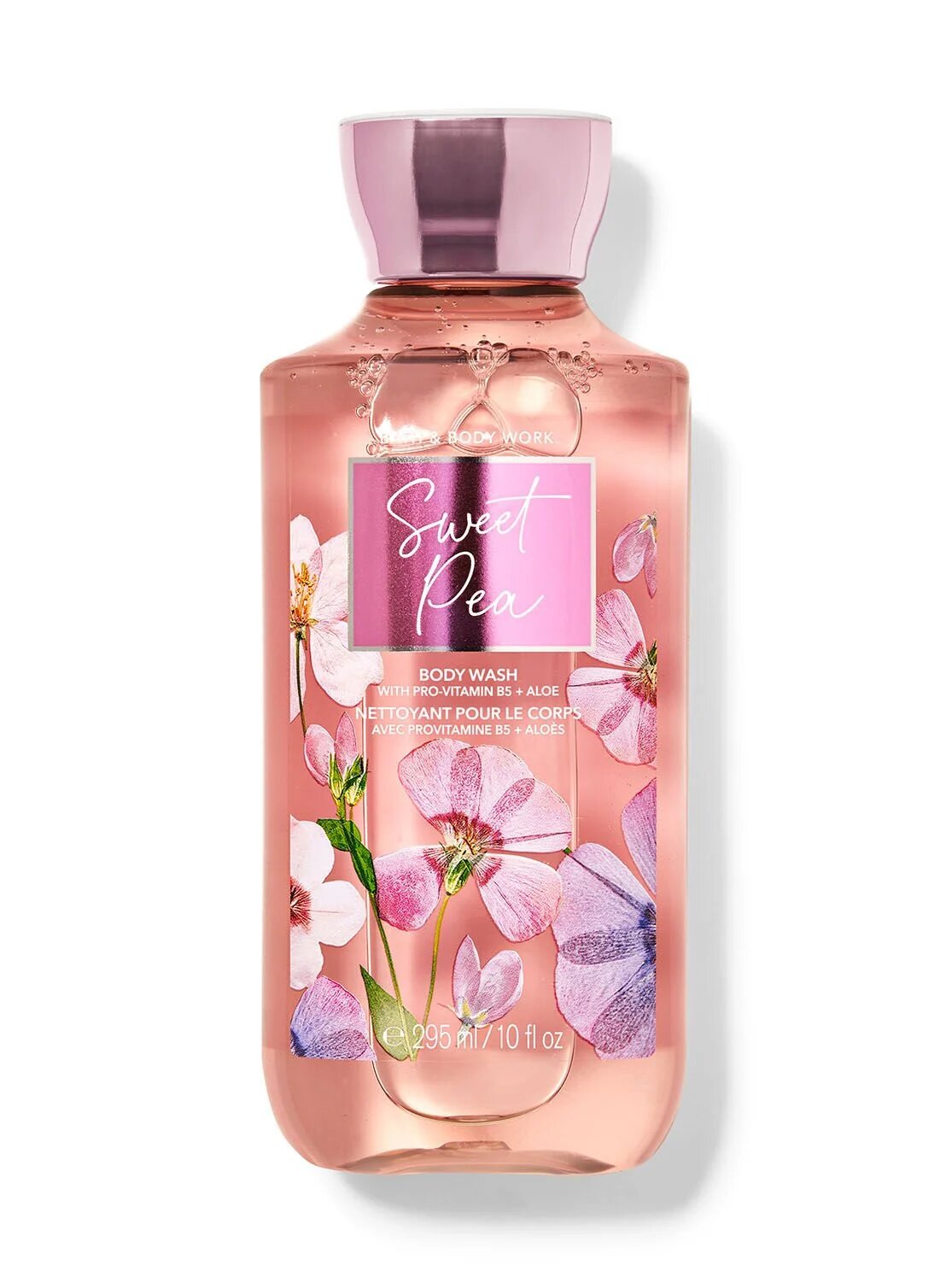 Гель для душа от бренда Bath & Body Works "Sweet Pea", увлажняющий