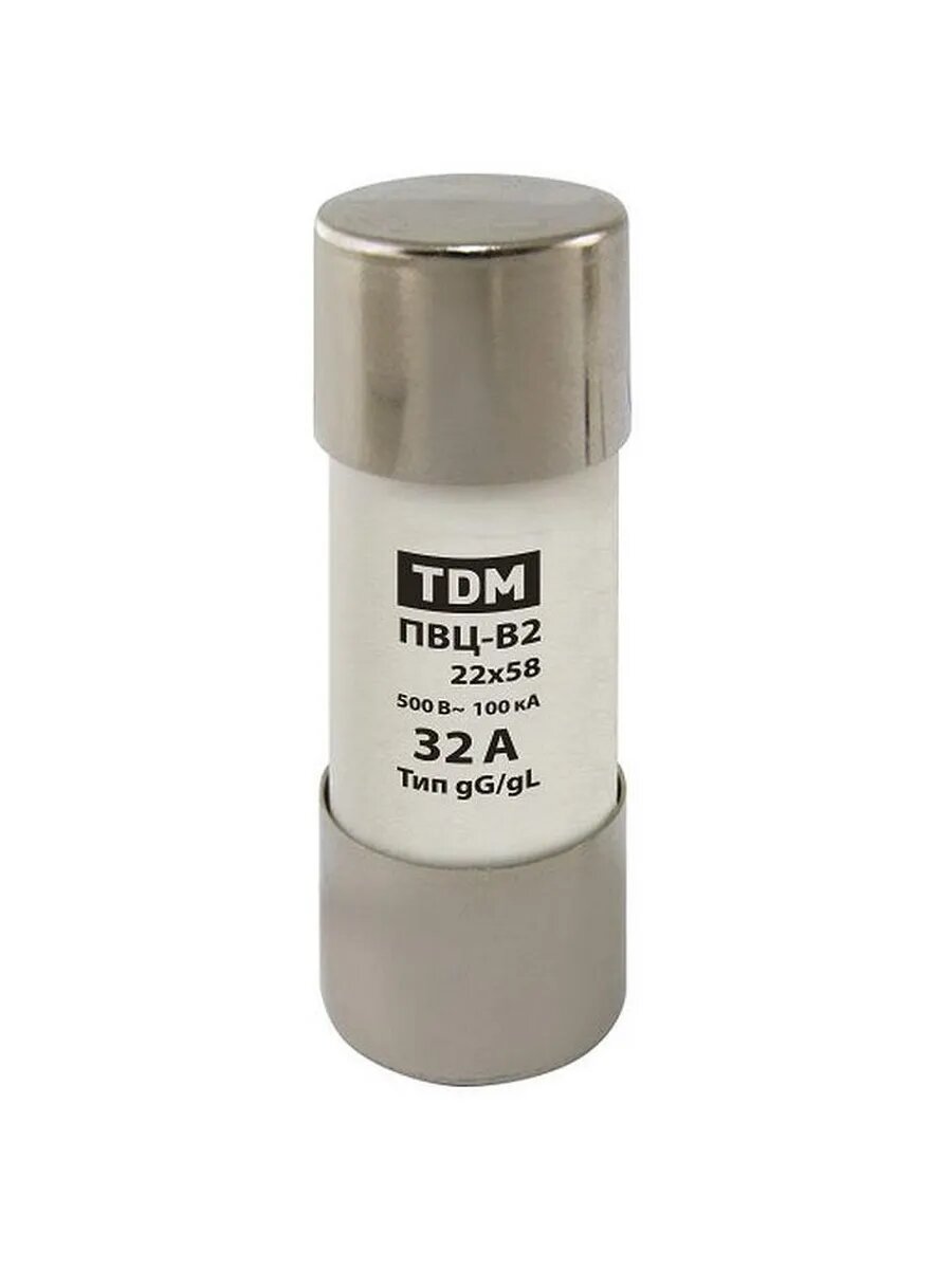 Плавкая вставка TDM Electric ПВЦ-В2 22х58 32А {SQ0729-0031} 1 шт.