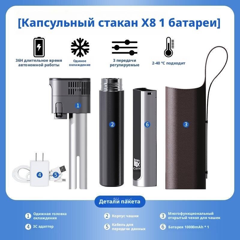 Картинки Холодильник для инсулина, мини, длительное время автономной работы, портативный, можно брать с собой в самолет