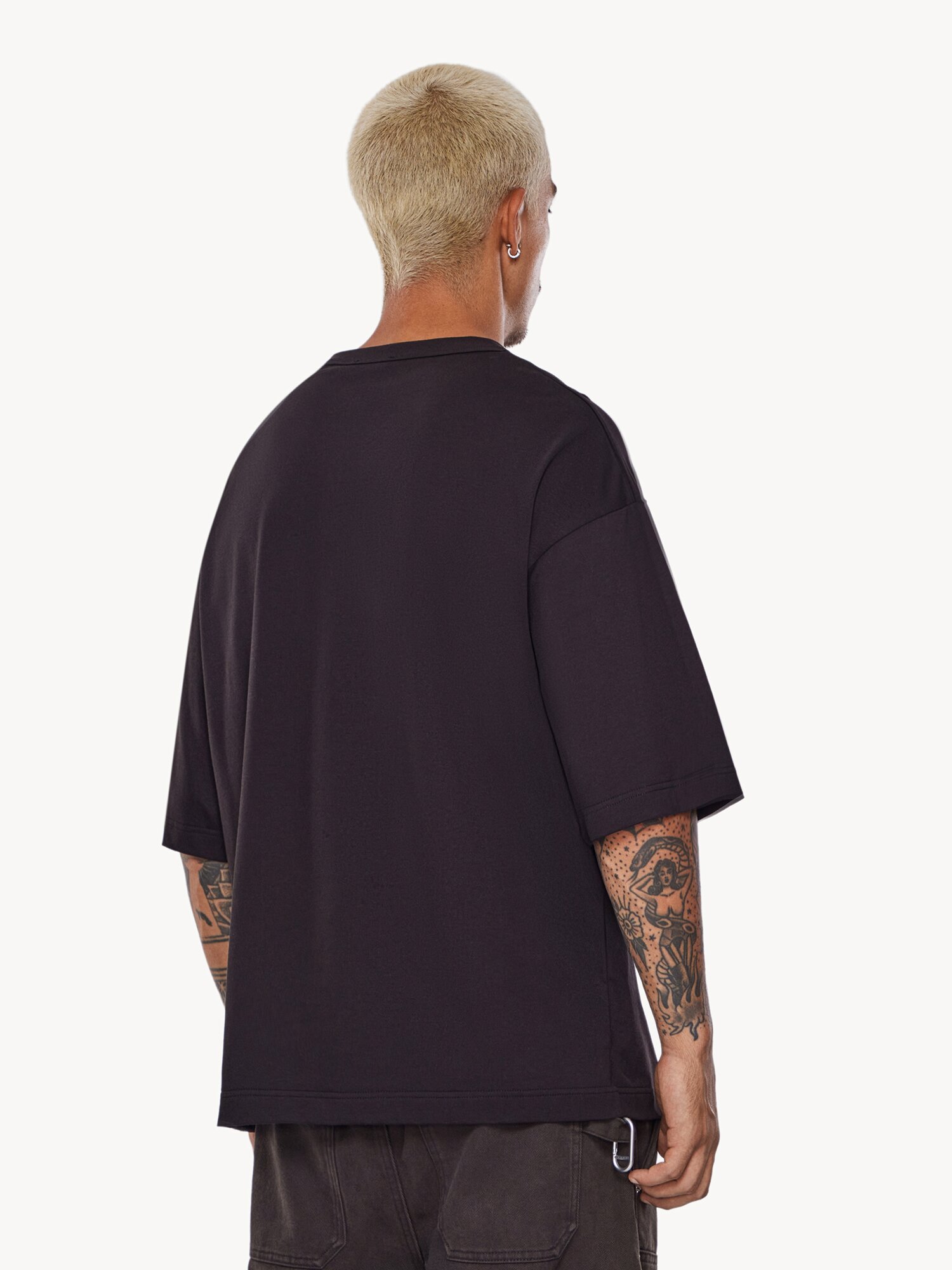 Футболка MUTED OVERSIZE, размер 2XL-3XL, глубокий черный — фото 1