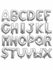 Фольгированные шары-буквы 16 дюймов (40 см) для украшения праздника и фотозоны