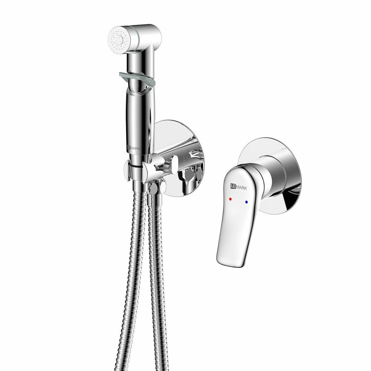 Смеситель Lemark Ortus LM11319C с гигиеническим душем, встраиваемый