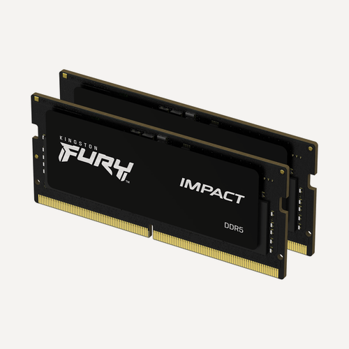 Изображение товара Оперативная память Kingston FURY SO-DIMM DDR 5 DIMM 32Gb PC48000, 6000Mhz, Impact XMP CL38