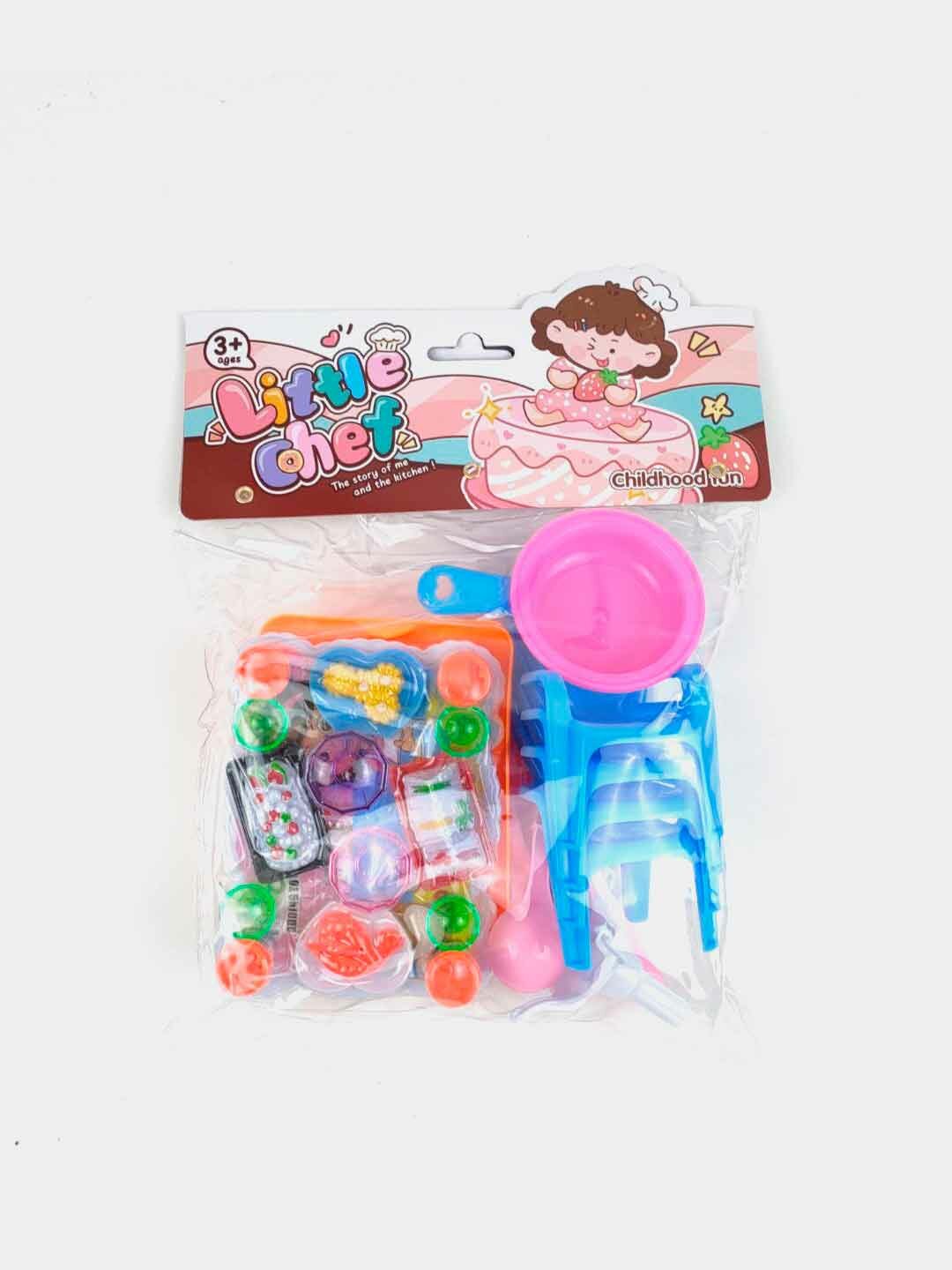 Детская посуда Little Chef игровой набор с продуктами развивающий Код. 00228