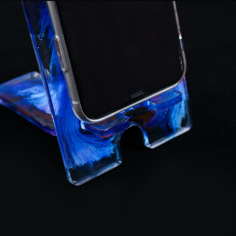 Молд силиконовый подставка для телефона, форма из 2 частей для эпоксидной смолы, творчества и подарков, D'Mari — фото 1