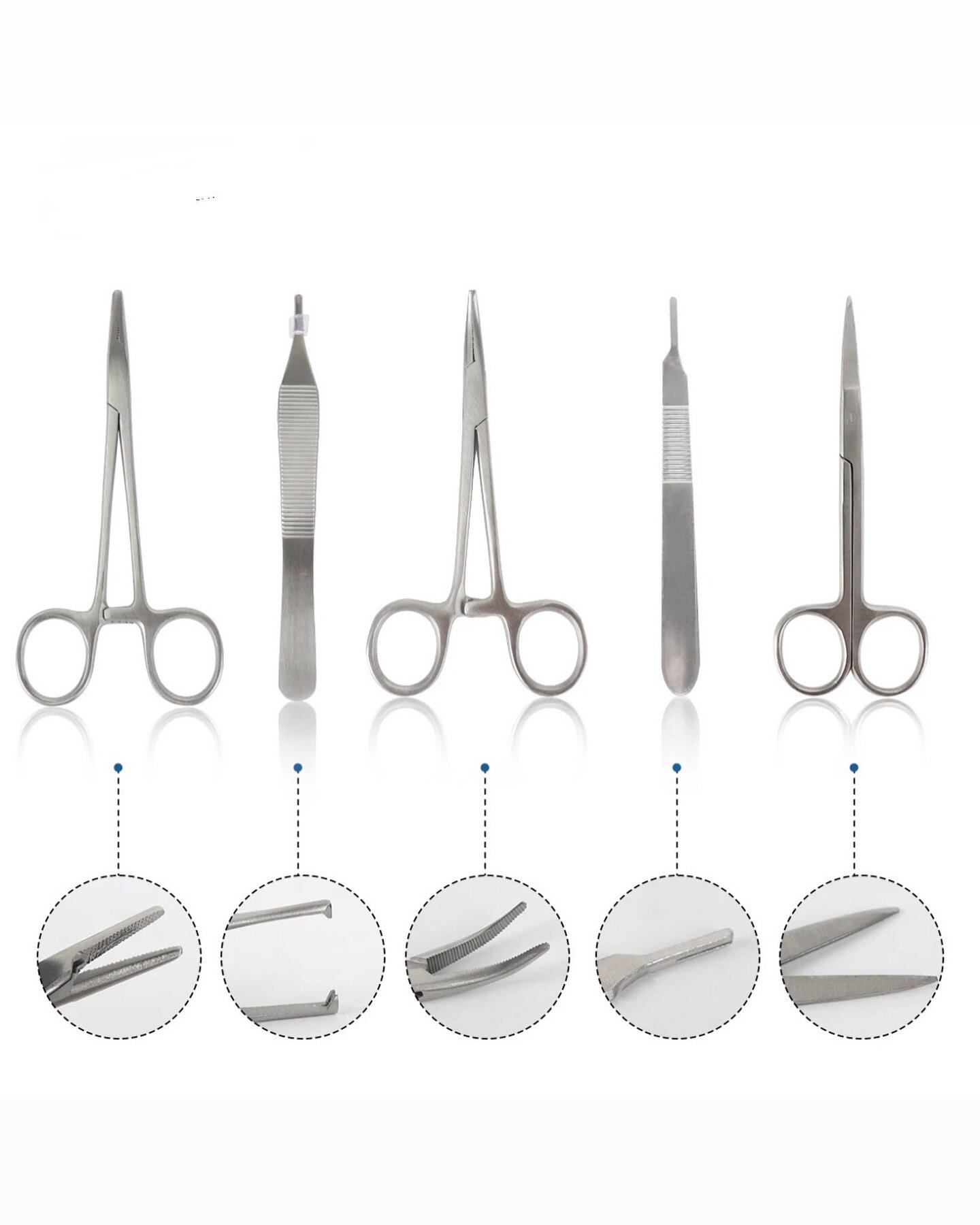 Хирургический набор c инструментами, тренажером и шовным материалом — фото 1