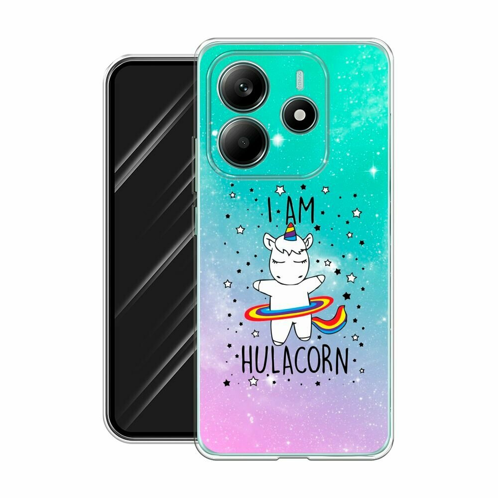 Чехол на Xiaomi Redmi Note 14 4G / Редми Нот 14 4G с принтом I am hulacorn — фото 1