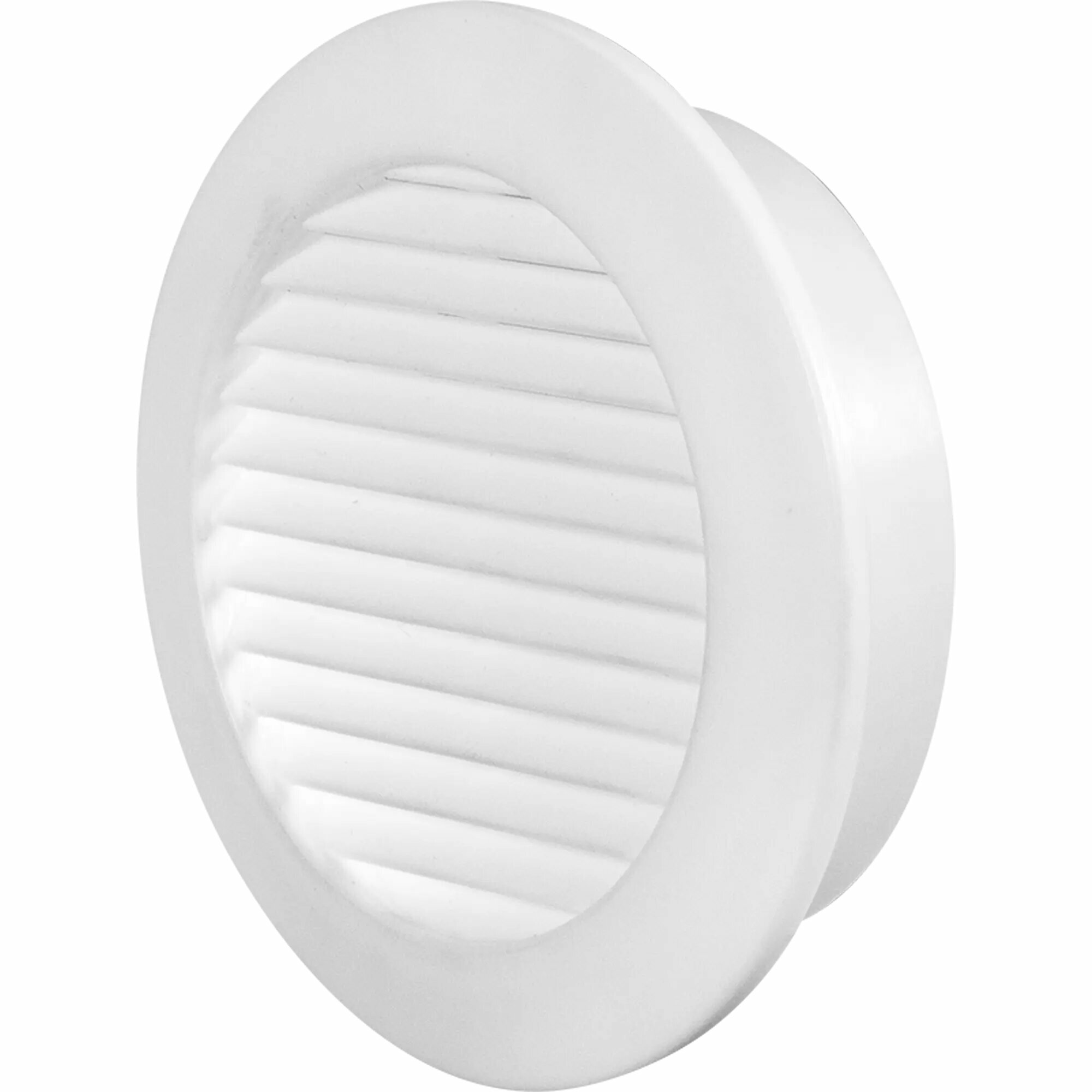 Решётка вентиляционная Equation D58 мм полистирол цвет белый 2 шт