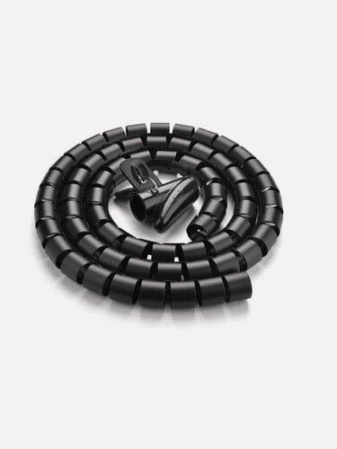 Изображение товара Кабельный организатор UGreen LP121, пластиковый, чёрный, 1,5 м
