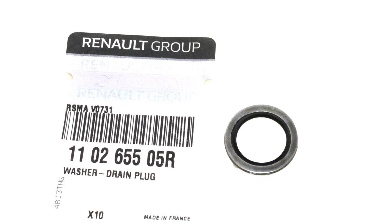 Прокладка сливной пробки поддона ДВС NISSAN RENAULT арт. 110265505R