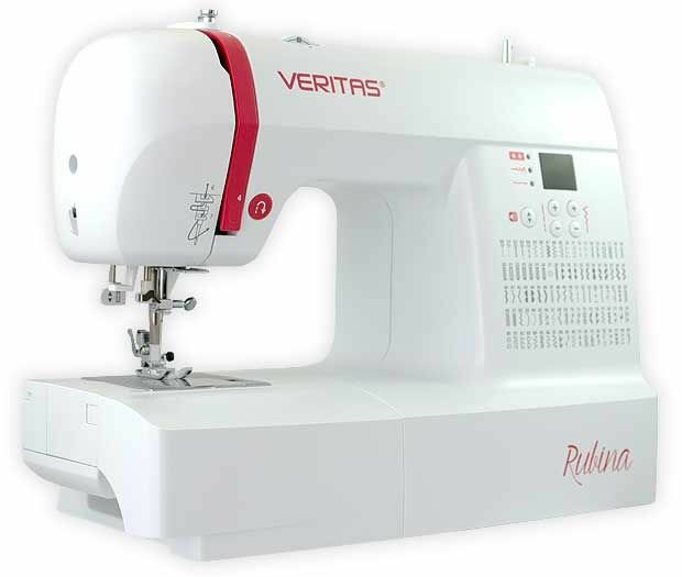 Компьютерная швейная машина Veritas Rubina Тип компьютерное Количество выполняемых операций 100 Вертикальный челнок горизонтальный Длина стежка 4.5 мм Ширина строчки 7 мм