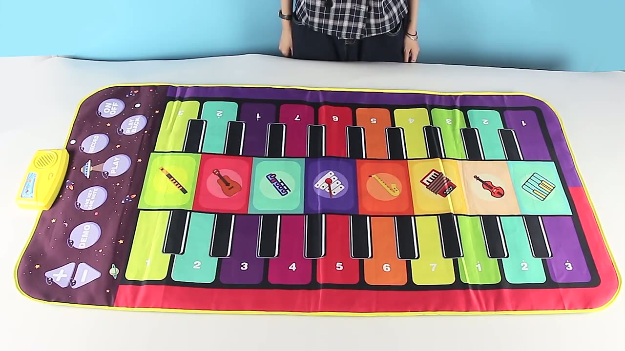 Музыкальный коврик пианино детский — фото 1