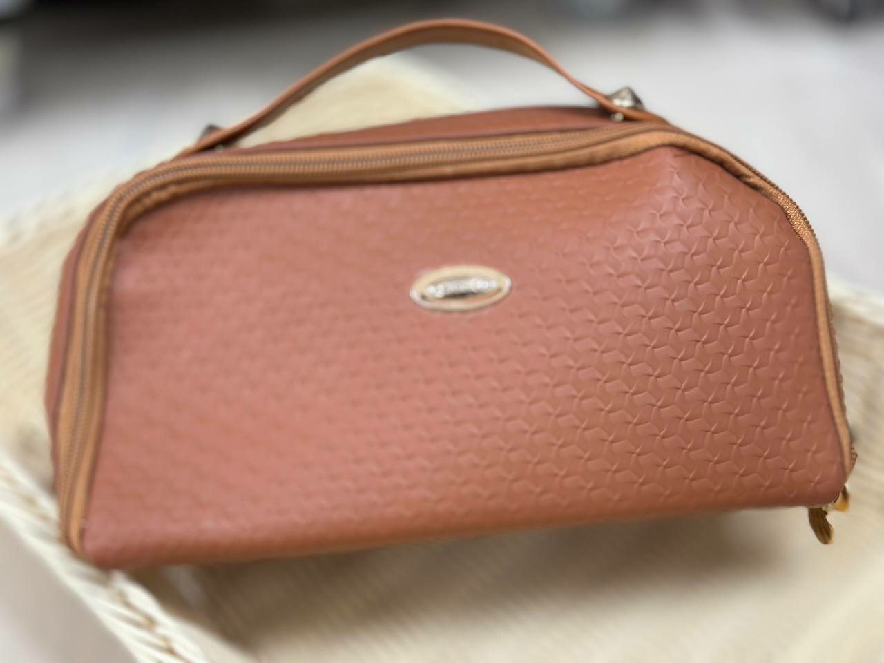 Косметичка , коричневый — фото 1