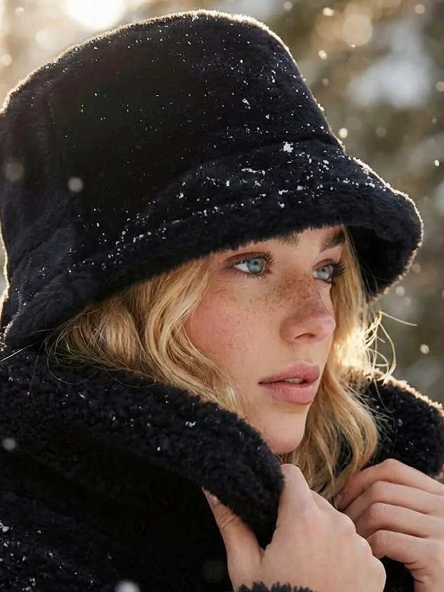 Панама  для девочек и женщин, размер L, черная