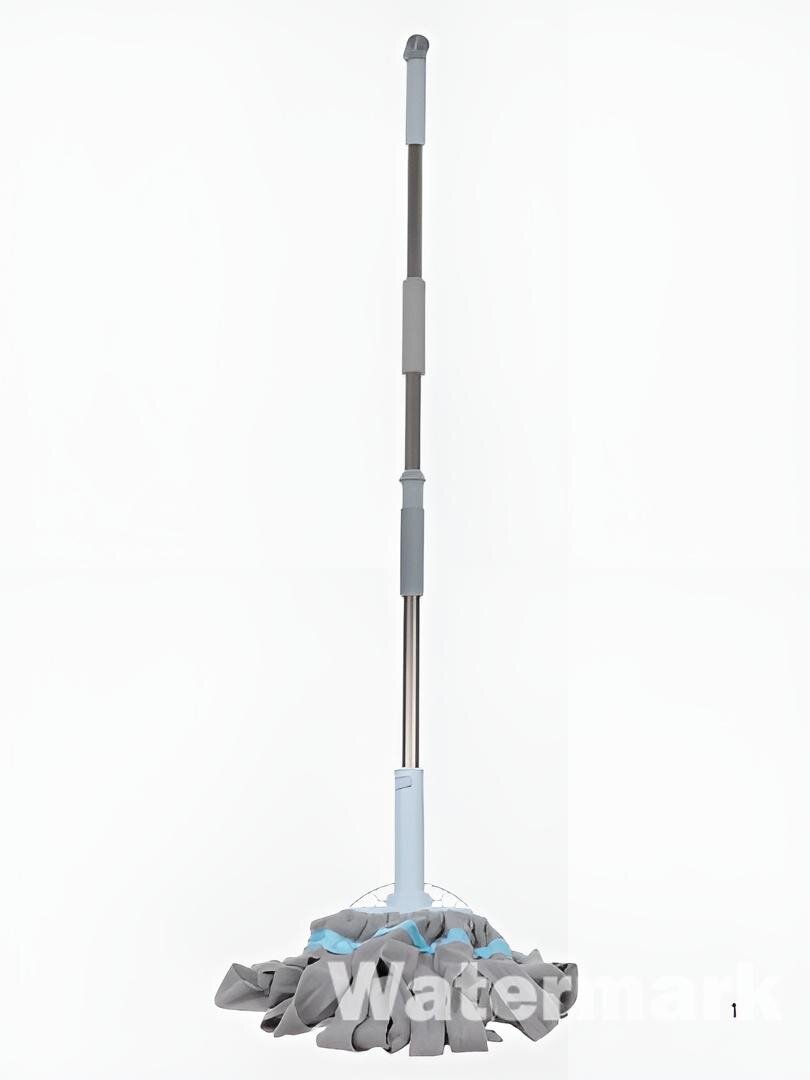 Швабра с зажимом для мытья полов и окон, микроскопическая, с микрофиброй