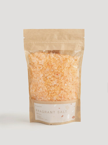 Изображение товара Соль для ванны, 350 гр, оранжевая, Фруктовое смузи, Fragrant salt, Kuchenland