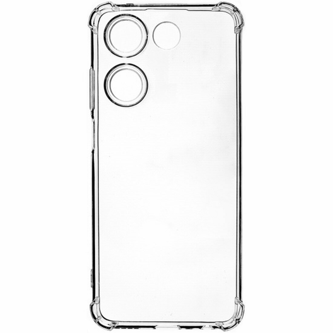 Чехол Pero, для Tecno Camon 20, силикон, прозрачный