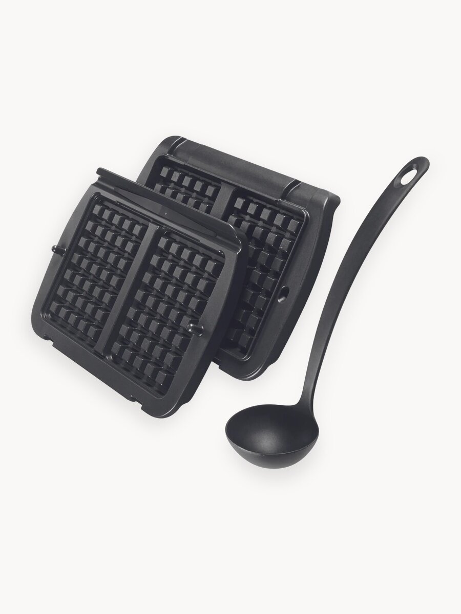 Насадка для вафель Optigrill Tefal XA724810, литой алюминий, антипригарное покрытие, 2шт