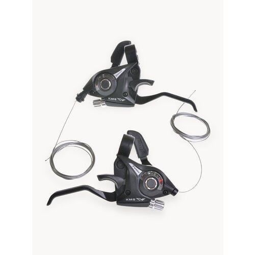 Шифтер/ комплект тормозных ручек переключения скоростей 3х7, левый/правый, KMS