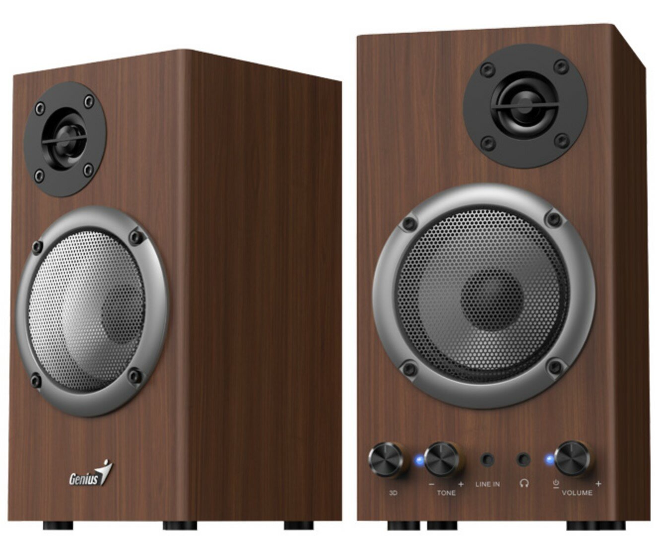 Колонки Genius SP-HF500B коричневый