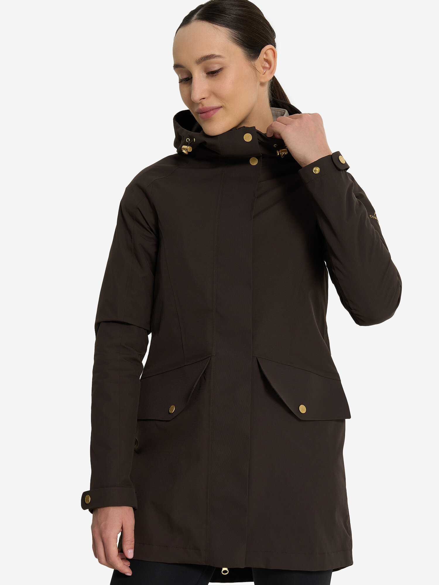 Куртка CORDILLERO Travel Female Membrane Jacket, размер 48, темно-коричневый