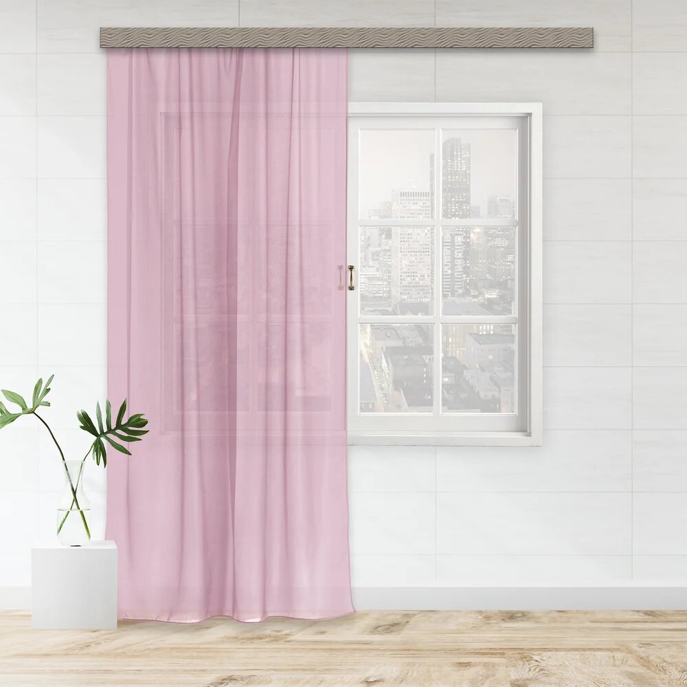 Witerra штора вуаль 150x260 см св  розовый 10407
