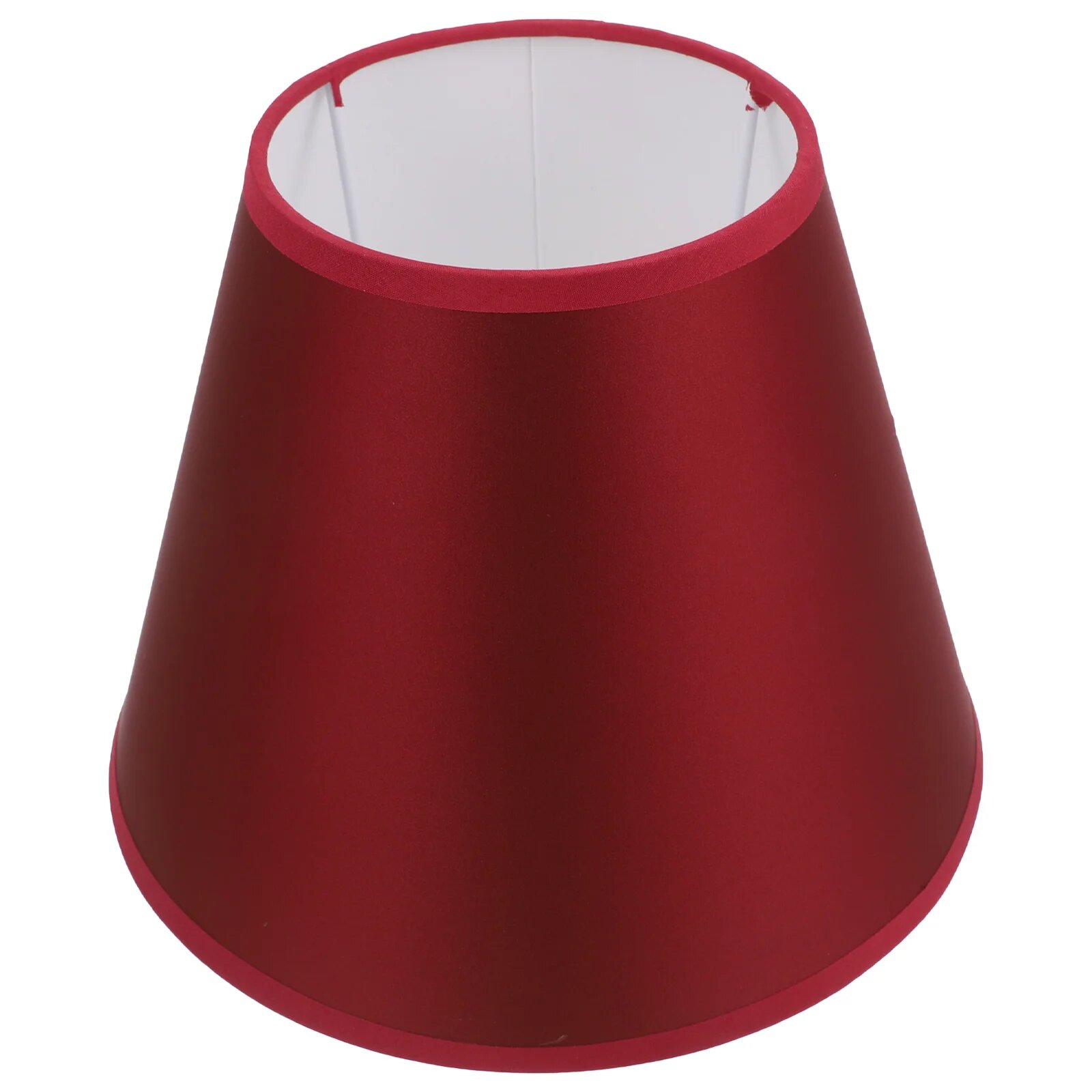 Металлический тканевый абажур E14/E27 темно-красный Dark Red22.00X22.00X Бордовый