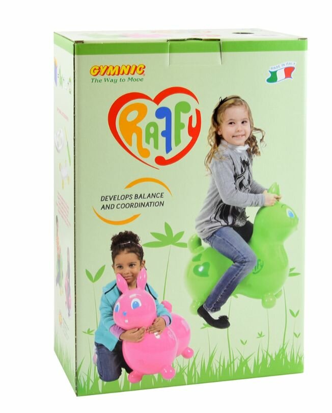 Мяч "Raffy" зеленый (Зайчик) — фото 1