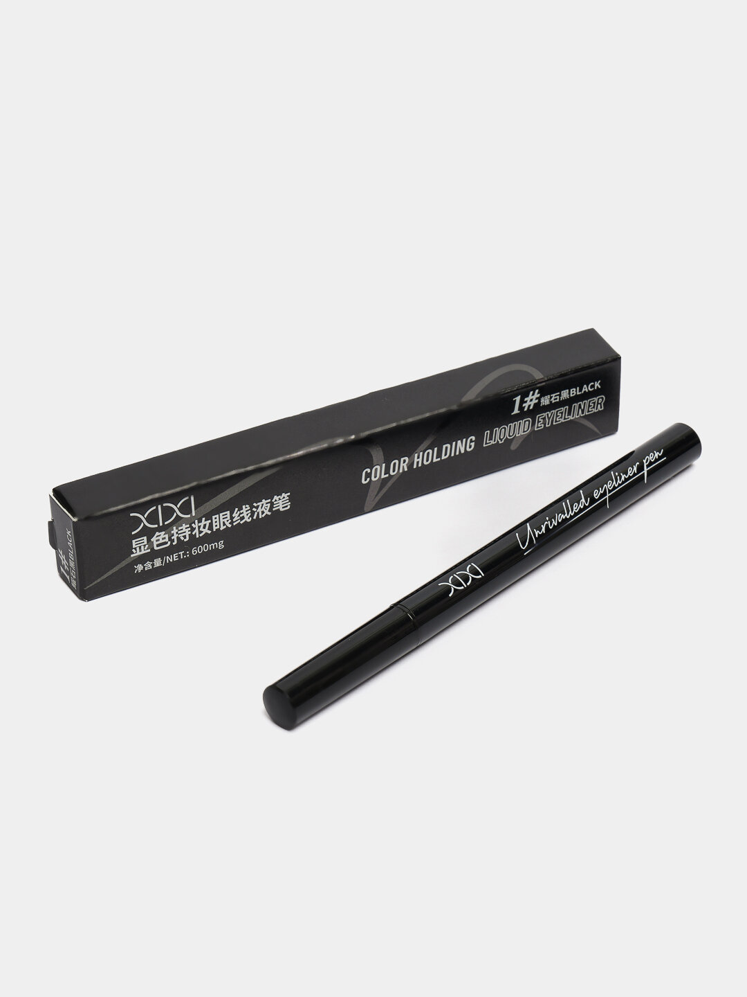 XiXi DeepGaze — водостойкая подводка-фломастер для идеальной стрелки с первого раза, черная 600мг — фото 1