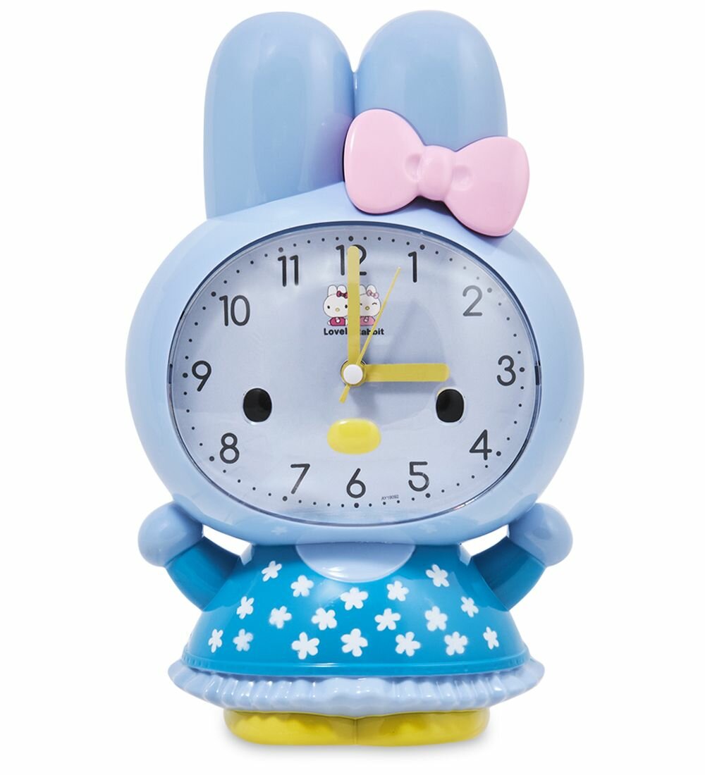 Будильник 'Зайка' голубой — фото 1