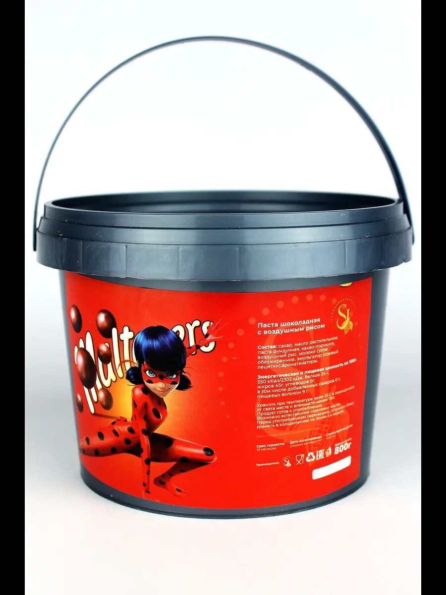 Паста шоколадная с воздушным рисом Sweet joys (аналог Maltesers). 800г. — фото 1